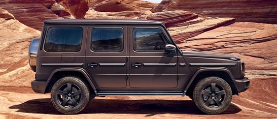 Ein Kofferraumschutz mit Ambiente für Mercedes EQC