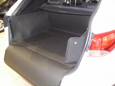 Der hohe Kofferraumschutz für Hyundai ix35,  Profi-Kofferraumwanne gegen Schmutz, Nässe und Beschädigung