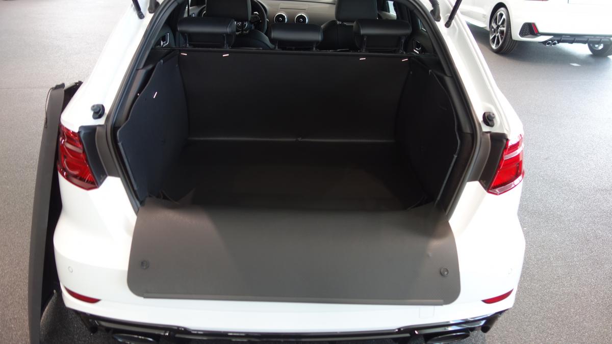 Kofferraumwanne für Audi A3 Sportback, Rückwand klappbar