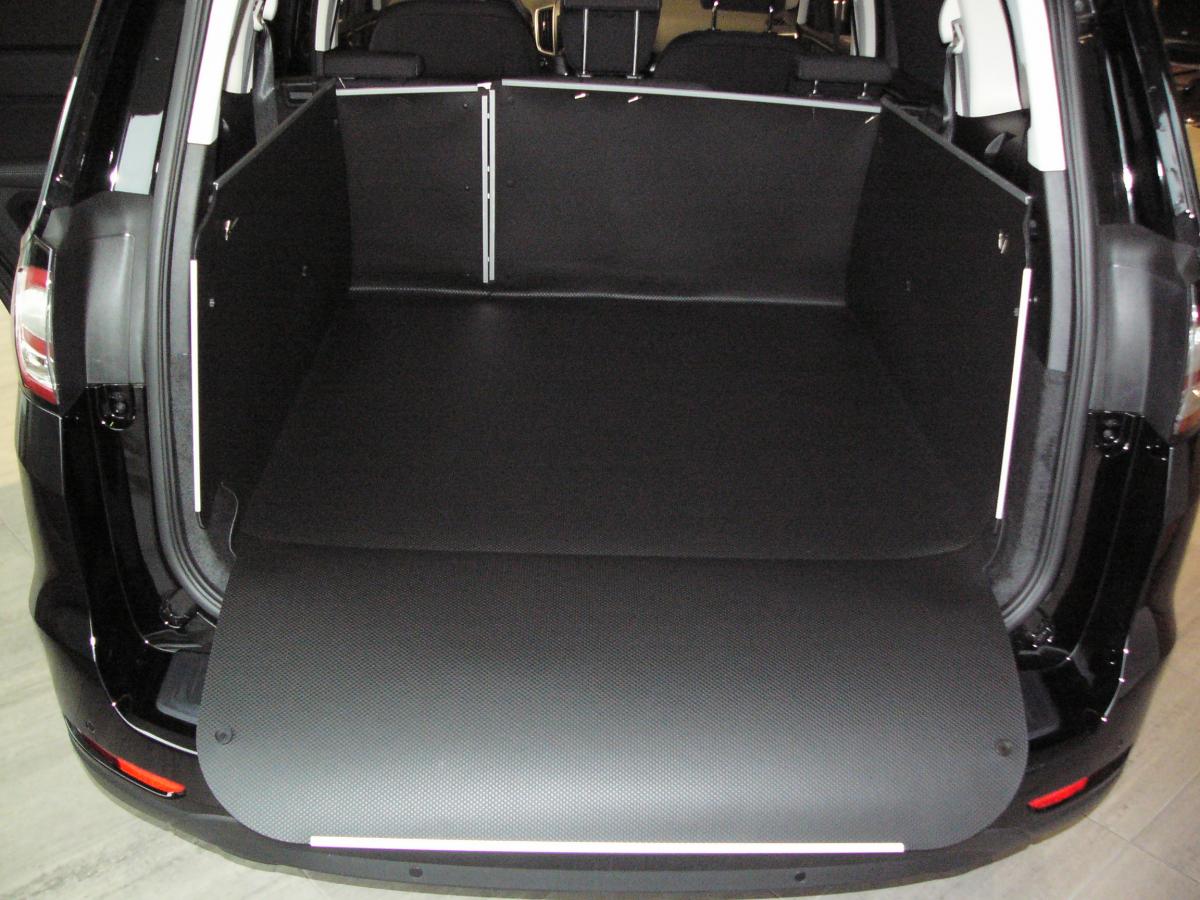 Kofferraumwanne für Ford Galaxy, M13, der teilbare Kofferraumschutz gegen Schmutz, Nässe und Beschädigung