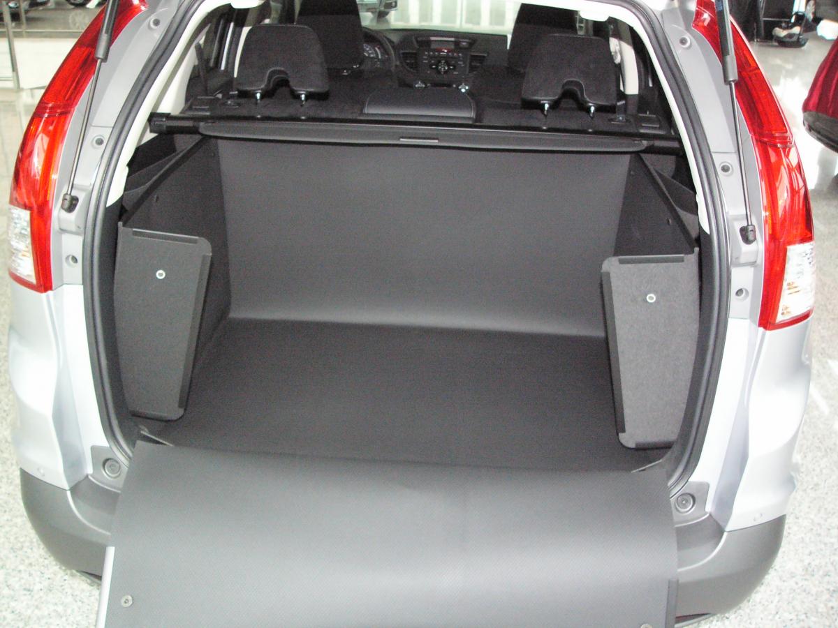 Passgenaue Kofferraumwanne für Honda CR-V, der hohe Kofferraumschutz gegen Schmutz, Nässe und Beschädigung