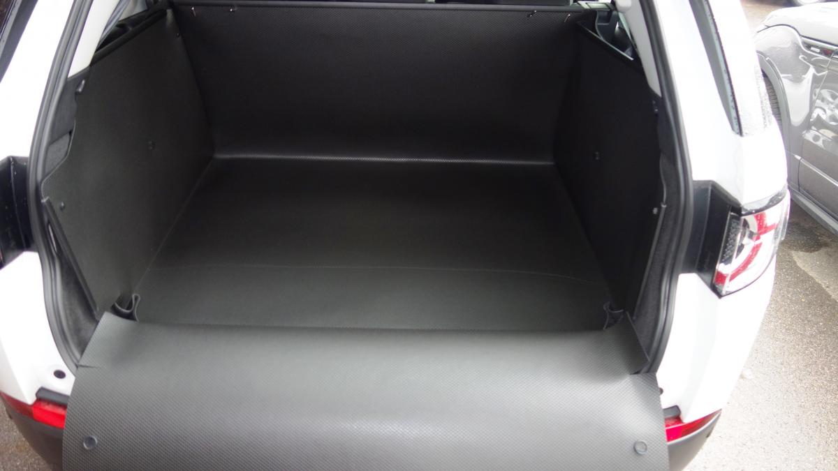 Hohe Kofferraumwanne für Land Rover Discover Sport, stabil, wasserdicht, entsteht sekundenschnell aus der Bodenmatte
