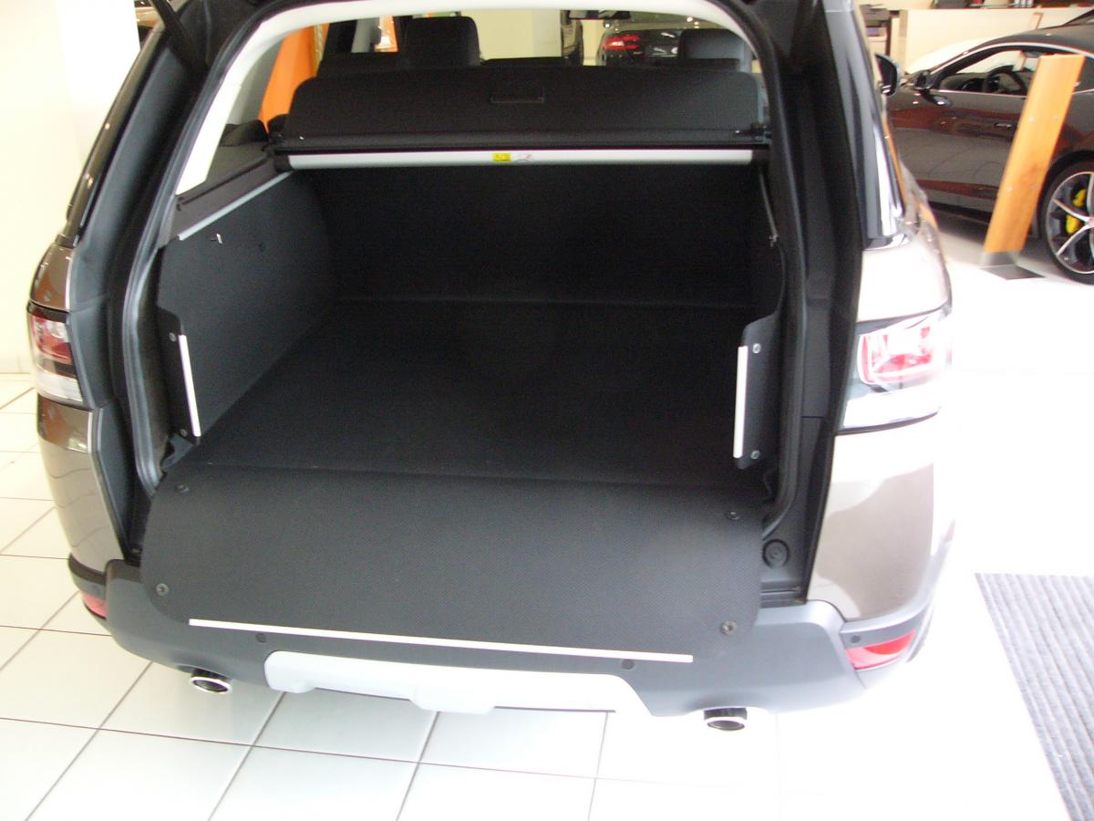 Kofferraumschutz Range Rover Sport. Einzeln umklappbar.