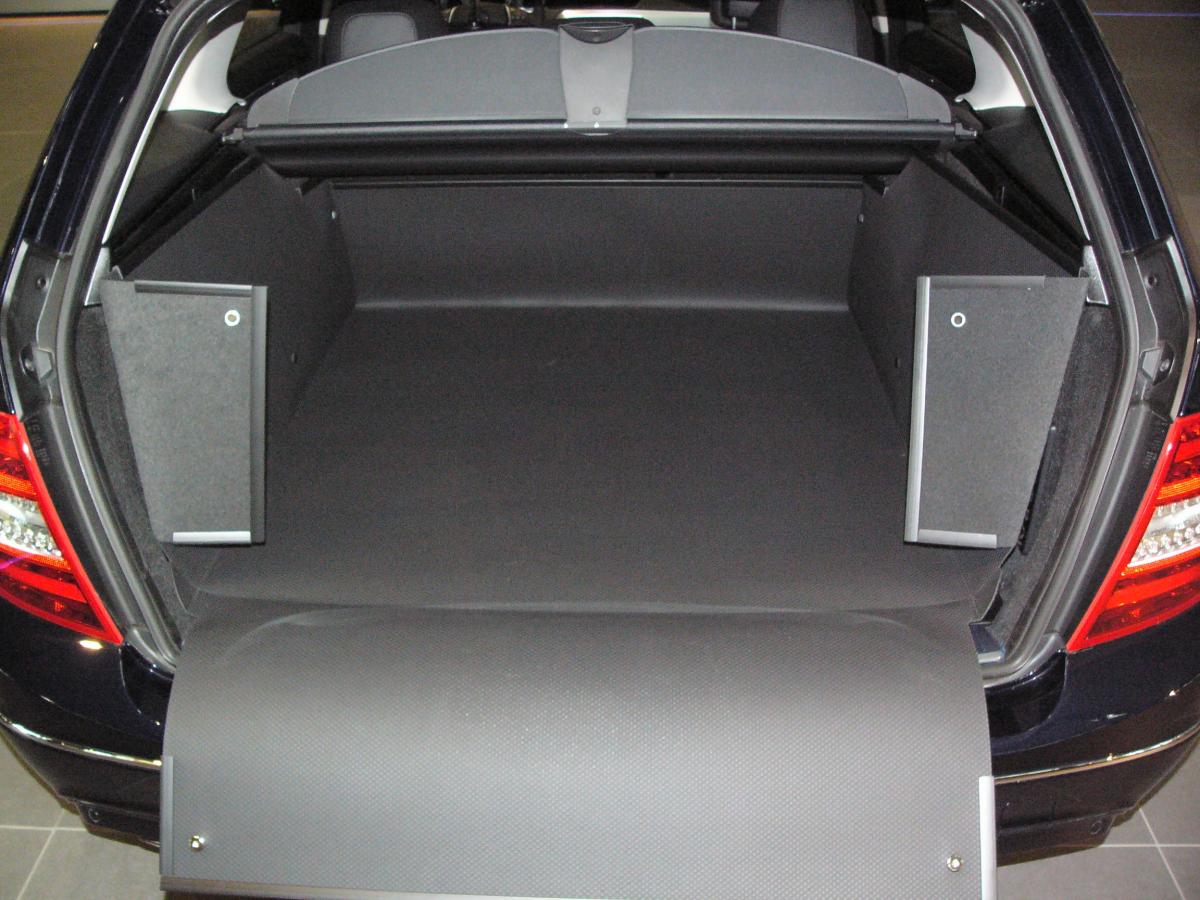 Kofferraumwanne, Hundebox für Mercedes C-klasse T-Modell | Automatten