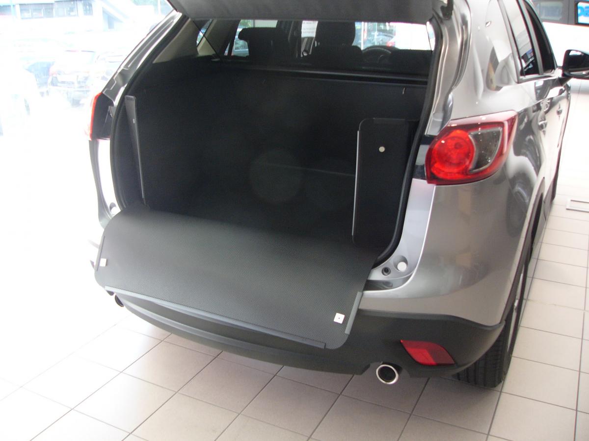 Hoher Kofferraumschutz für Mazda CX-5,  passgenaue Kofferraumwanne hoch, gegen Schmutz, Nässe und Beschädigung