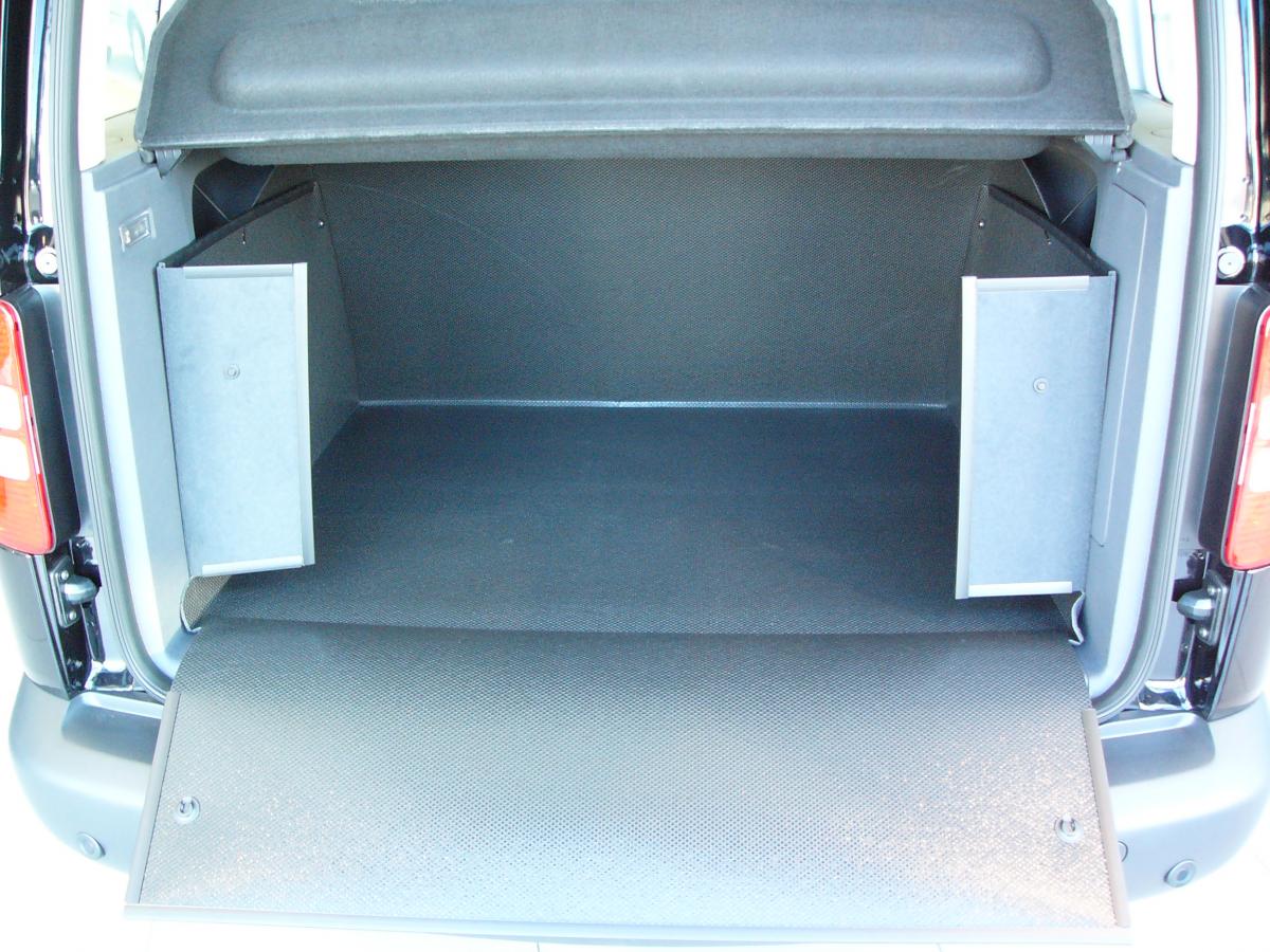 Kofferraumwanne Caddy 3/4, der professionelle Schutz gegen Schmutz, Nässe und Beschädigung